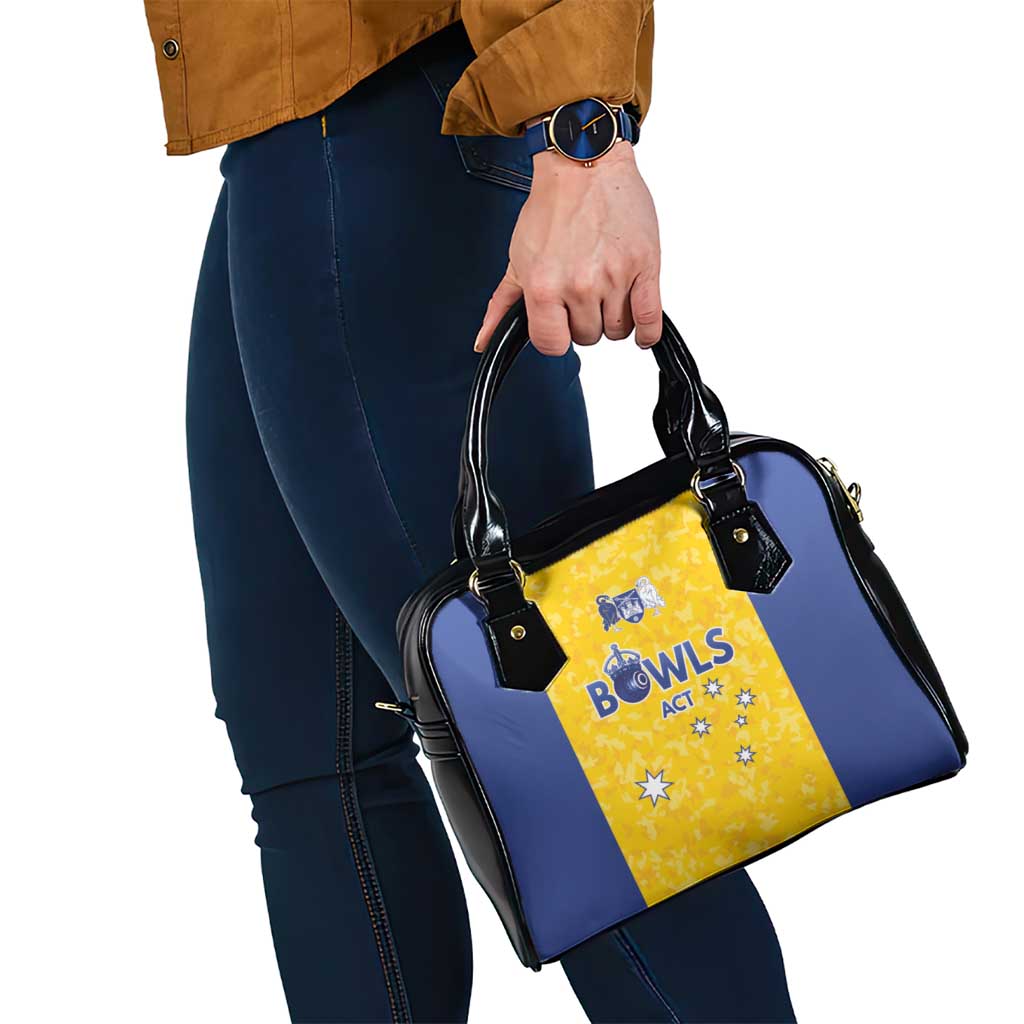 Australian ACT Lawn Bowls Shoulder Handbag Aussie Minimalist Style - Aussie Hoodie