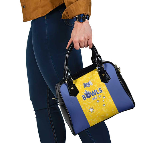 Australian ACT Lawn Bowls Shoulder Handbag Aussie Minimalist Style - Aussie Hoodie