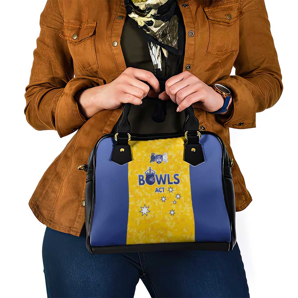Australian ACT Lawn Bowls Shoulder Handbag Aussie Minimalist Style - Aussie Hoodie