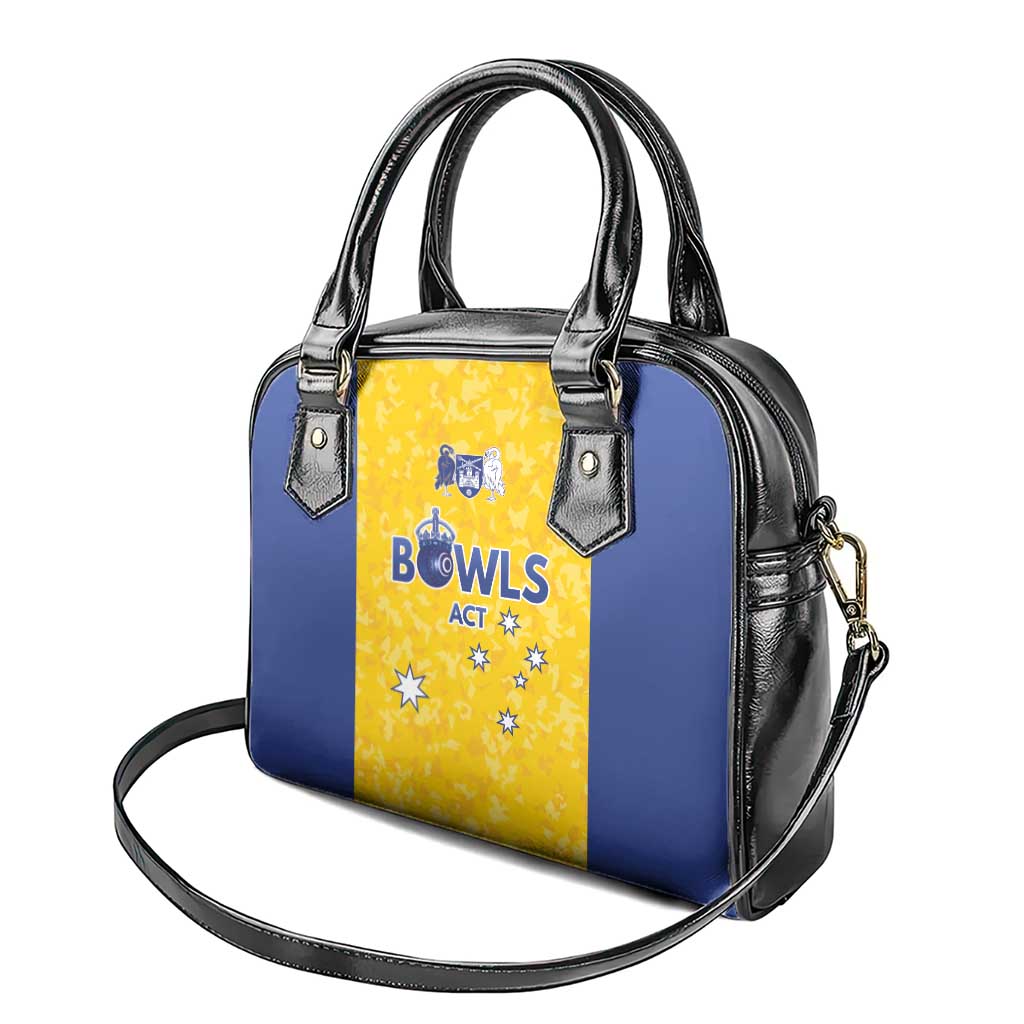 Australian ACT Lawn Bowls Shoulder Handbag Aussie Minimalist Style - Aussie Hoodie
