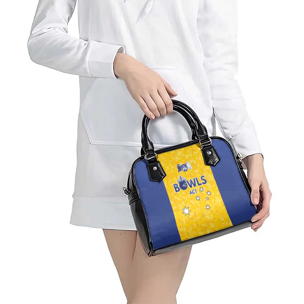Australian ACT Lawn Bowls Shoulder Handbag Aussie Minimalist Style - Aussie Hoodie