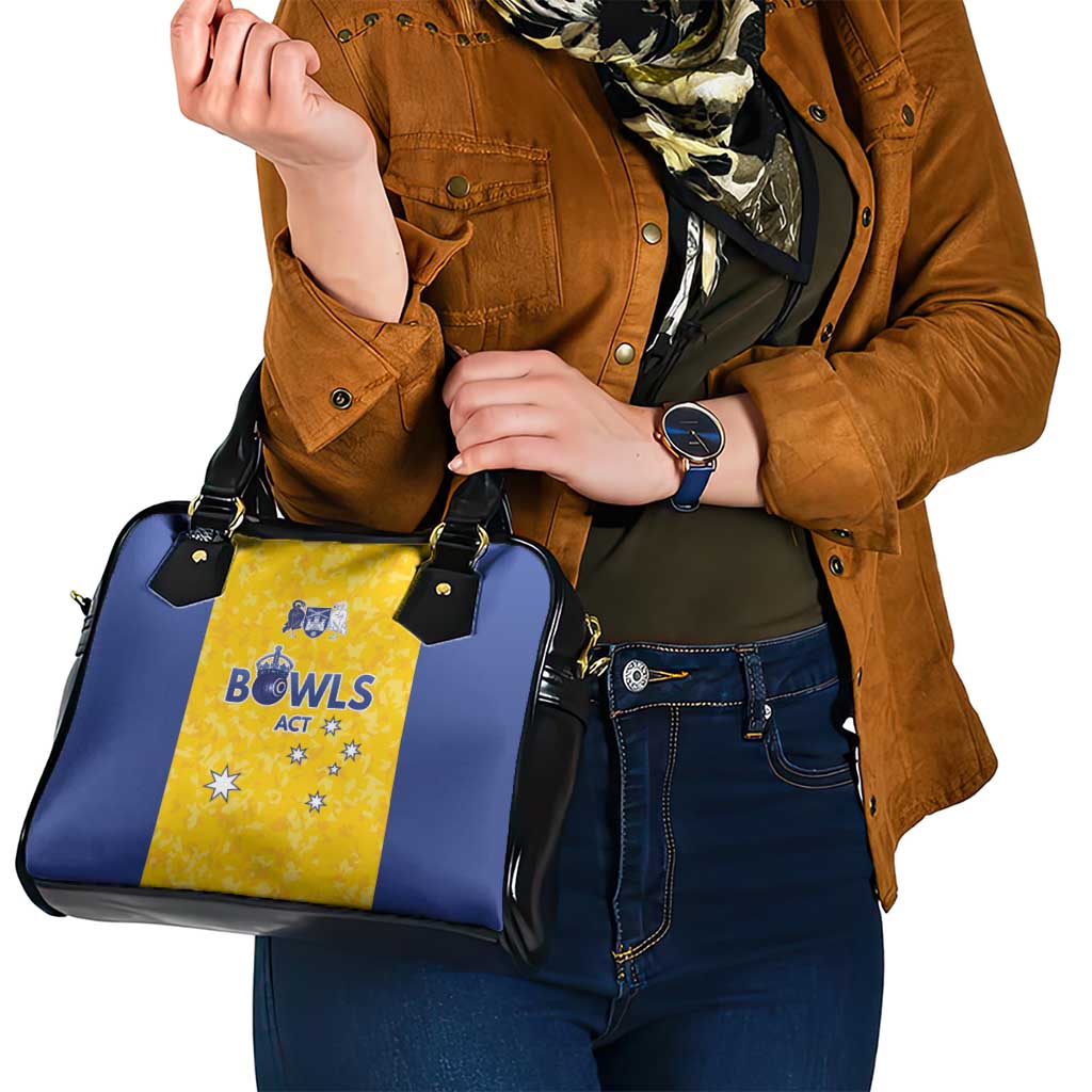 Australian ACT Lawn Bowls Shoulder Handbag Aussie Minimalist Style - Aussie Hoodie