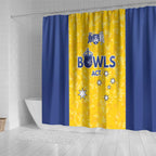 Australian ACT Lawn Bowls Shower Curtain Aussie Minimalist Style - Aussie Hoodie