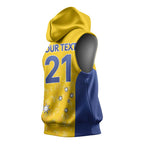 Australian ACT Lawn Bowls Custom Sleeveless Hoodie Aussie Minimalist Style - Aussie Hoodie
