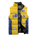 Australian ACT Lawn Bowls Custom Sleeveless Puffer Jacket Aussie Minimalist Style - Aussie Hoodie