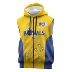 Australian ACT Lawn Bowls Custom Sleeveless Zip Hoodie Aussie Minimalist Style LT9