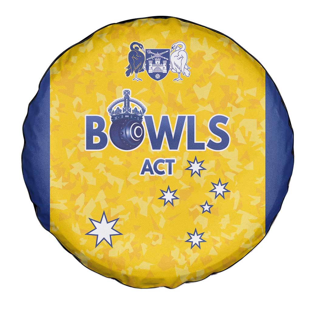 Australian ACT Lawn Bowls Spare Tire Cover Aussie Minimalist Style - Aussie Hoodie