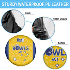 Australian ACT Lawn Bowls Spare Tire Cover Aussie Minimalist Style - Aussie Hoodie