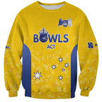 Australian ACT Lawn Bowls Custom Sweatshirt Aussie Minimalist Style - Aussie Hoodie