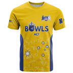 Australian ACT Lawn Bowls Custom T Shirt Aussie Minimalist Style - Aussie Hoodie