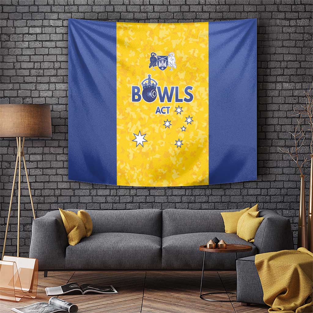 Australian ACT Lawn Bowls Tapestry Aussie Minimalist Style - Aussie Hoodie