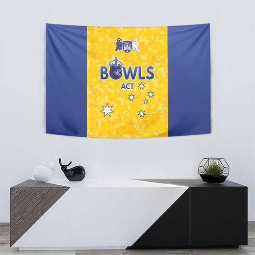 Australian ACT Lawn Bowls Tapestry Aussie Minimalist Style - Aussie Hoodie