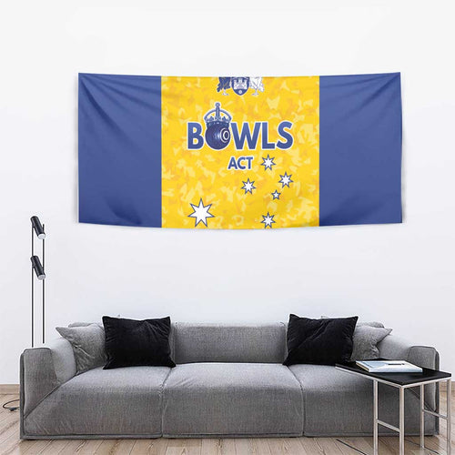 Australian ACT Lawn Bowls Tapestry Aussie Minimalist Style - Aussie Hoodie