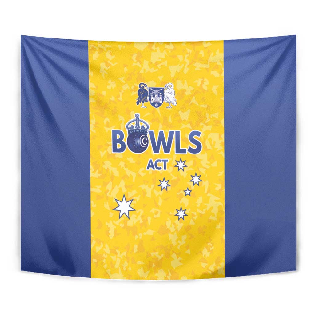 Australian ACT Lawn Bowls Tapestry Aussie Minimalist Style - Aussie Hoodie