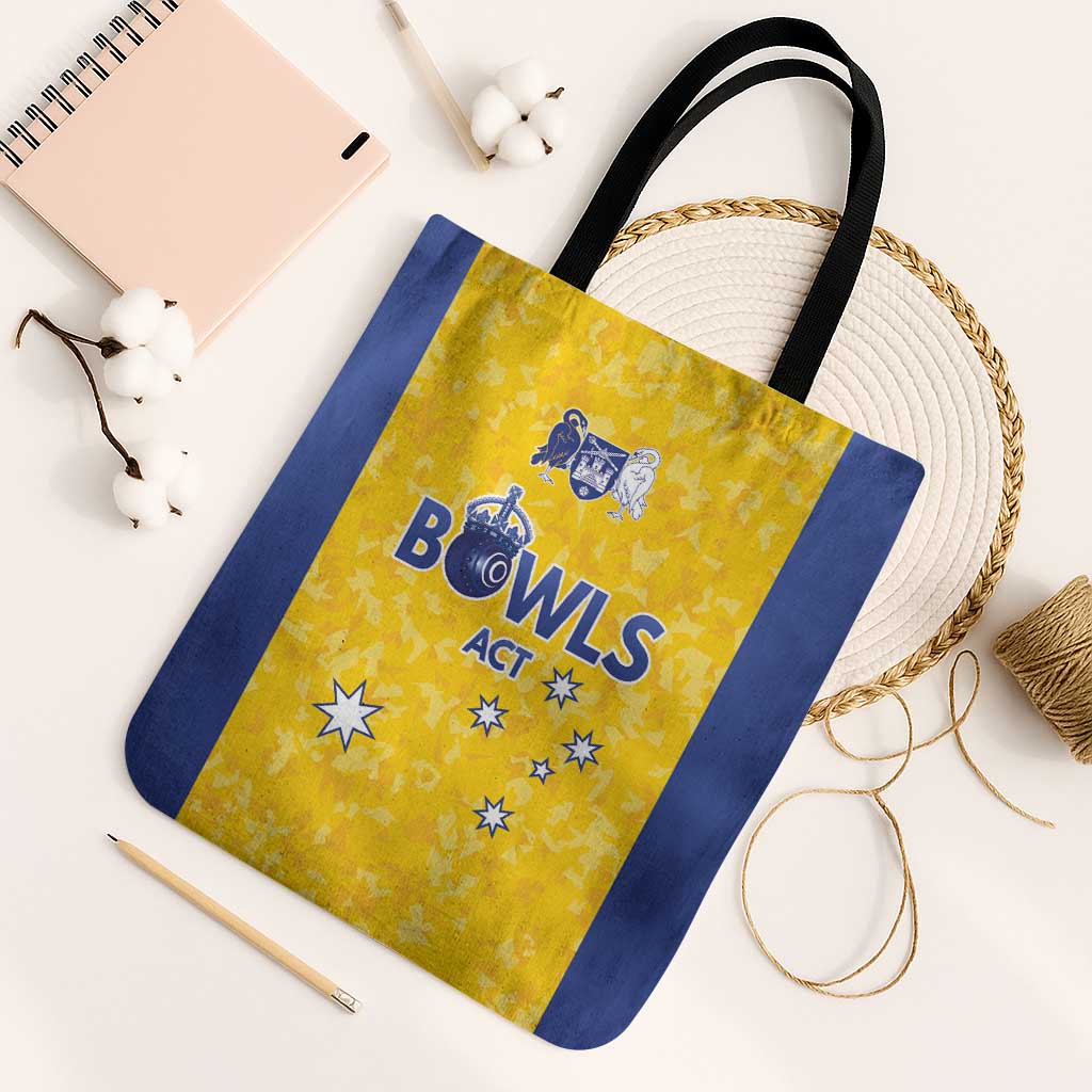 Australian ACT Lawn Bowls Tote Bag Aussie Minimalist Style - Aussie Hoodie