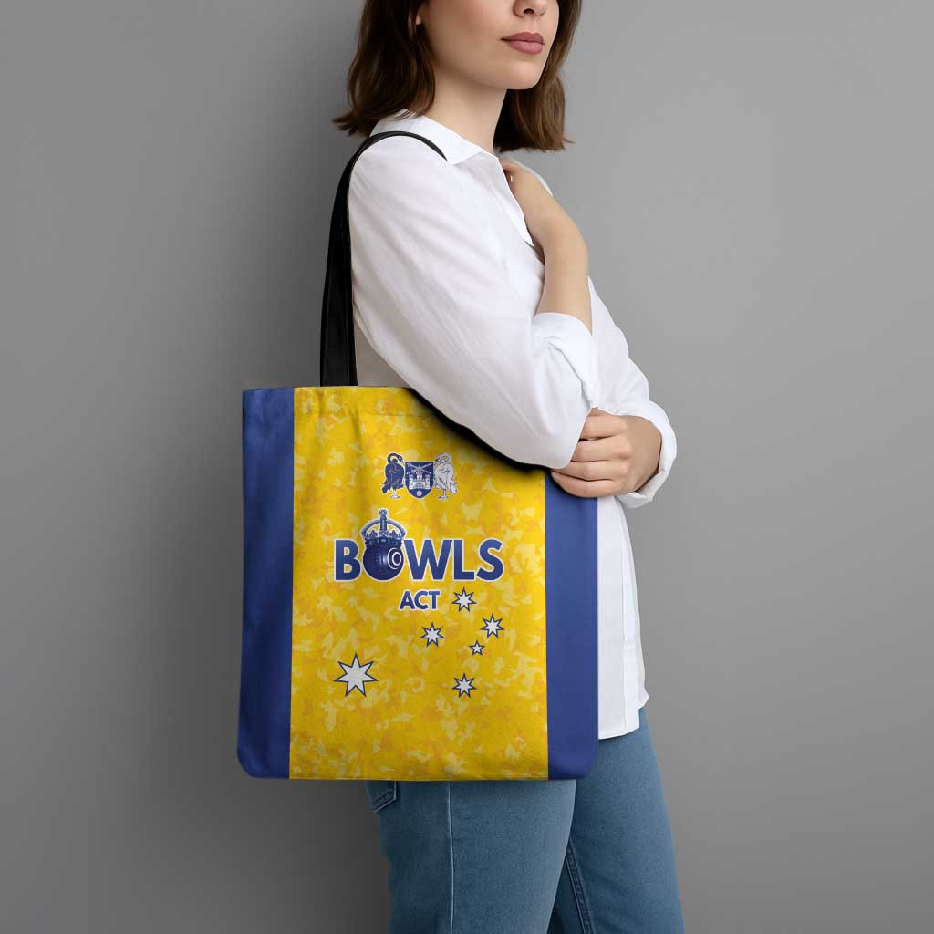 Australian ACT Lawn Bowls Tote Bag Aussie Minimalist Style - Aussie Hoodie