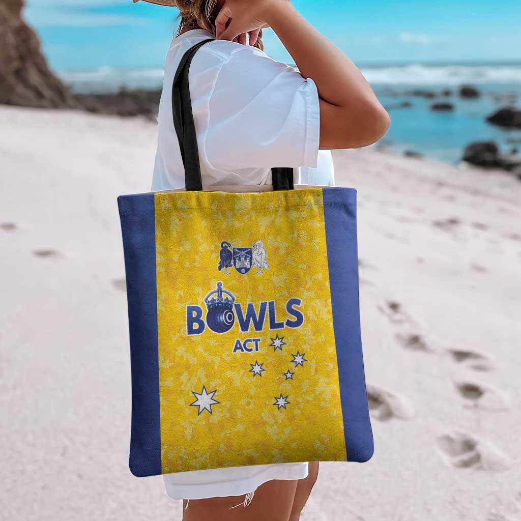 Australian ACT Lawn Bowls Tote Bag Aussie Minimalist Style - Aussie Hoodie