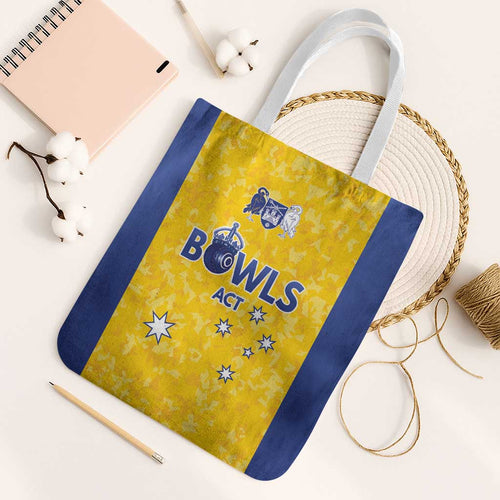 Australian ACT Lawn Bowls Tote Bag Aussie Minimalist Style - Aussie Hoodie