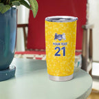 Australian ACT Lawn Bowls Custom Tumbler Cup Aussie Minimalist Style - Aussie Hoodie