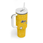 Australian ACT Lawn Bowls Custom Tumbler With Handle Aussie Minimalist Style - Aussie Hoodie