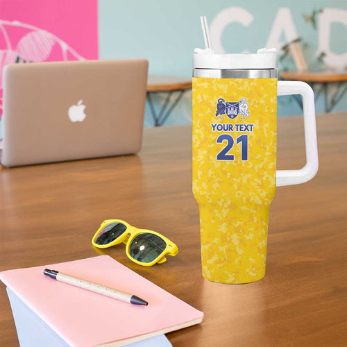Australian ACT Lawn Bowls Custom Tumbler With Handle Aussie Minimalist Style - Aussie Hoodie