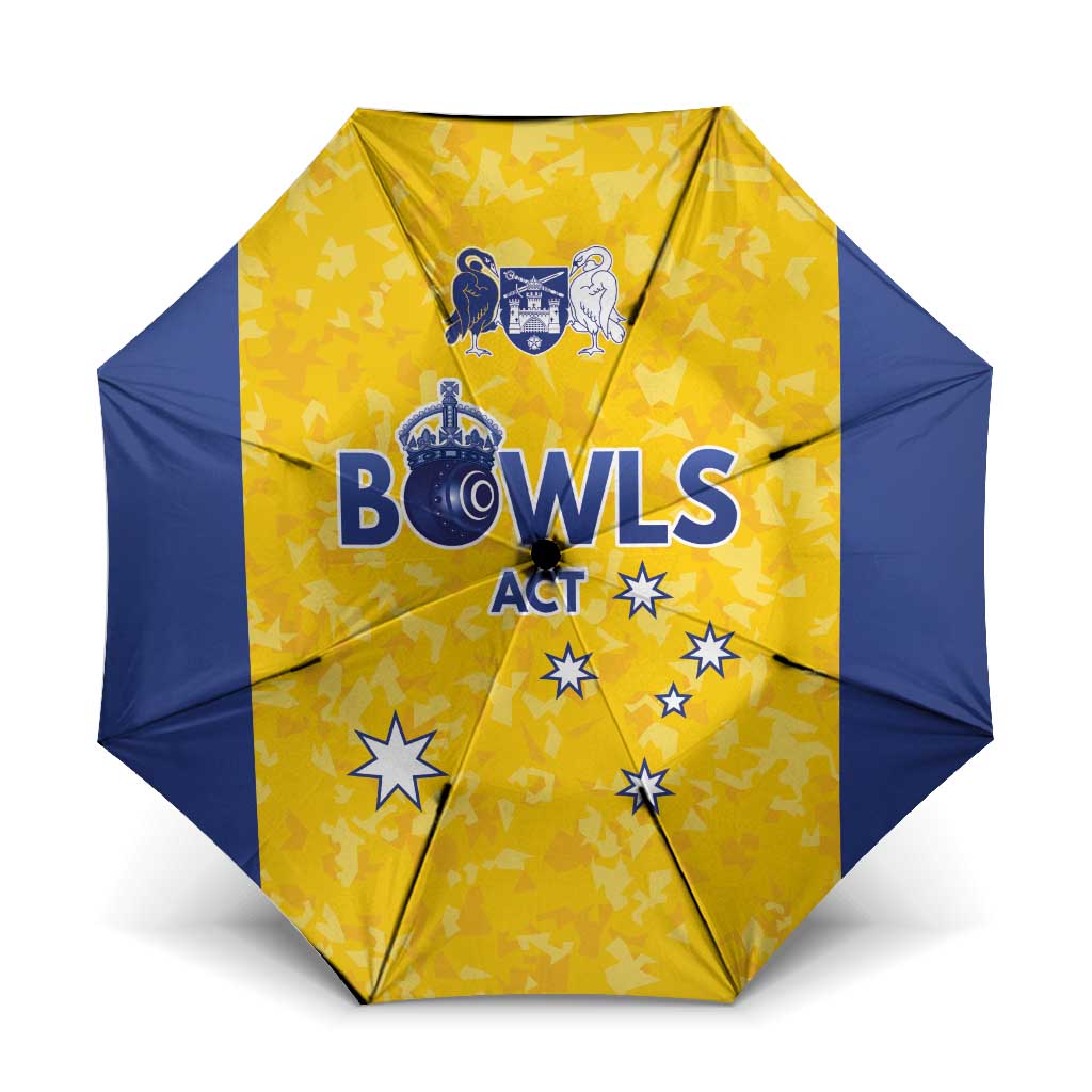 Australian ACT Lawn Bowls Umbrella Aussie Minimalist Style - Aussie Hoodie