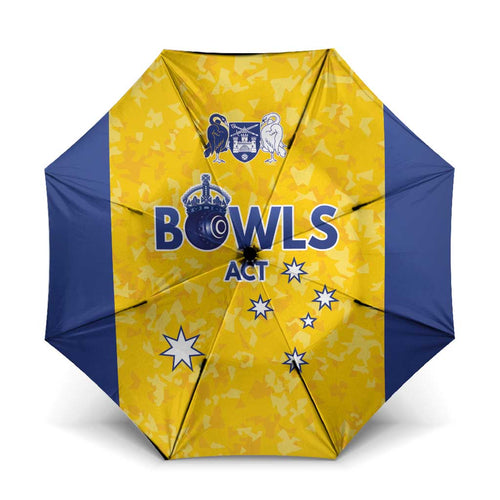 Australian ACT Lawn Bowls Umbrella Aussie Minimalist Style - Aussie Hoodie