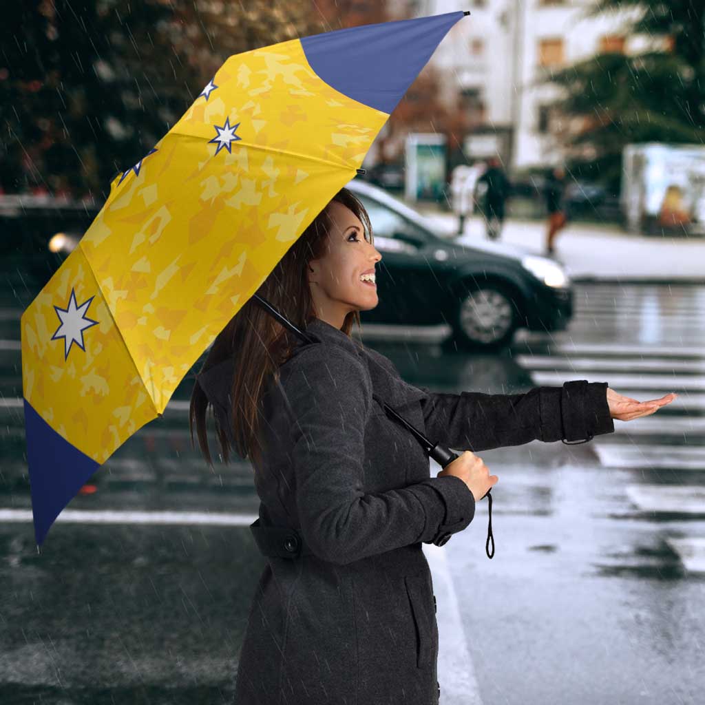 Australian ACT Lawn Bowls Umbrella Aussie Minimalist Style - Aussie Hoodie