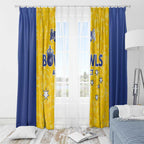 Australian ACT Lawn Bowls Window Curtain Aussie Minimalist Style - Aussie Hoodie