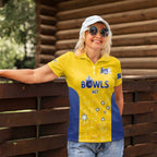 Australian ACT Lawn Bowls Custom Women Polo Shirt Aussie Minimalist Style - Aussie Hoodie
