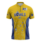 Australian ACT Lawn Bowls Custom Zipper Polo Shirt Aussie Minimalist Style - Aussie Hoodie