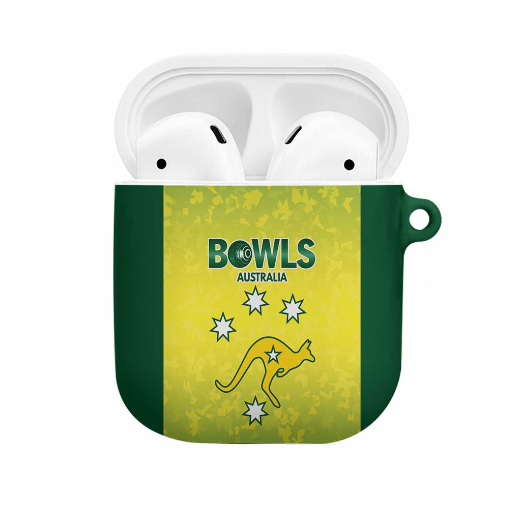 Australian Kangaroo Lawn Bowls AirPods Case Aussie Minimalist Style - Aussie Hoodie