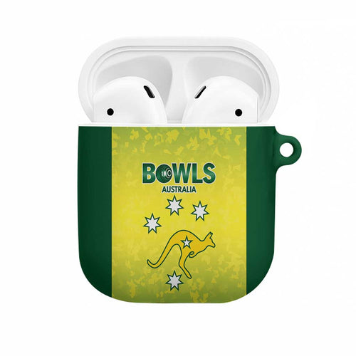 Australian Kangaroo Lawn Bowls AirPods Case Aussie Minimalist Style - Aussie Hoodie