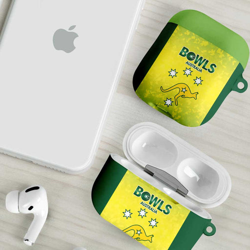 Australian Kangaroo Lawn Bowls AirPods Case Aussie Minimalist Style - Aussie Hoodie