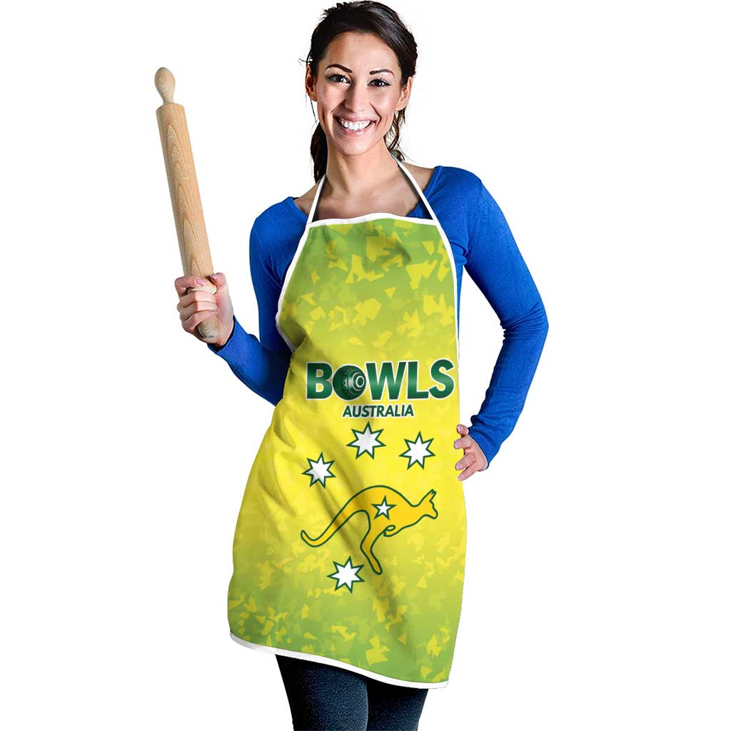 Australian Kangaroo Lawn Bowls Apron Aussie Minimalist Style - Aussie Hoodie
