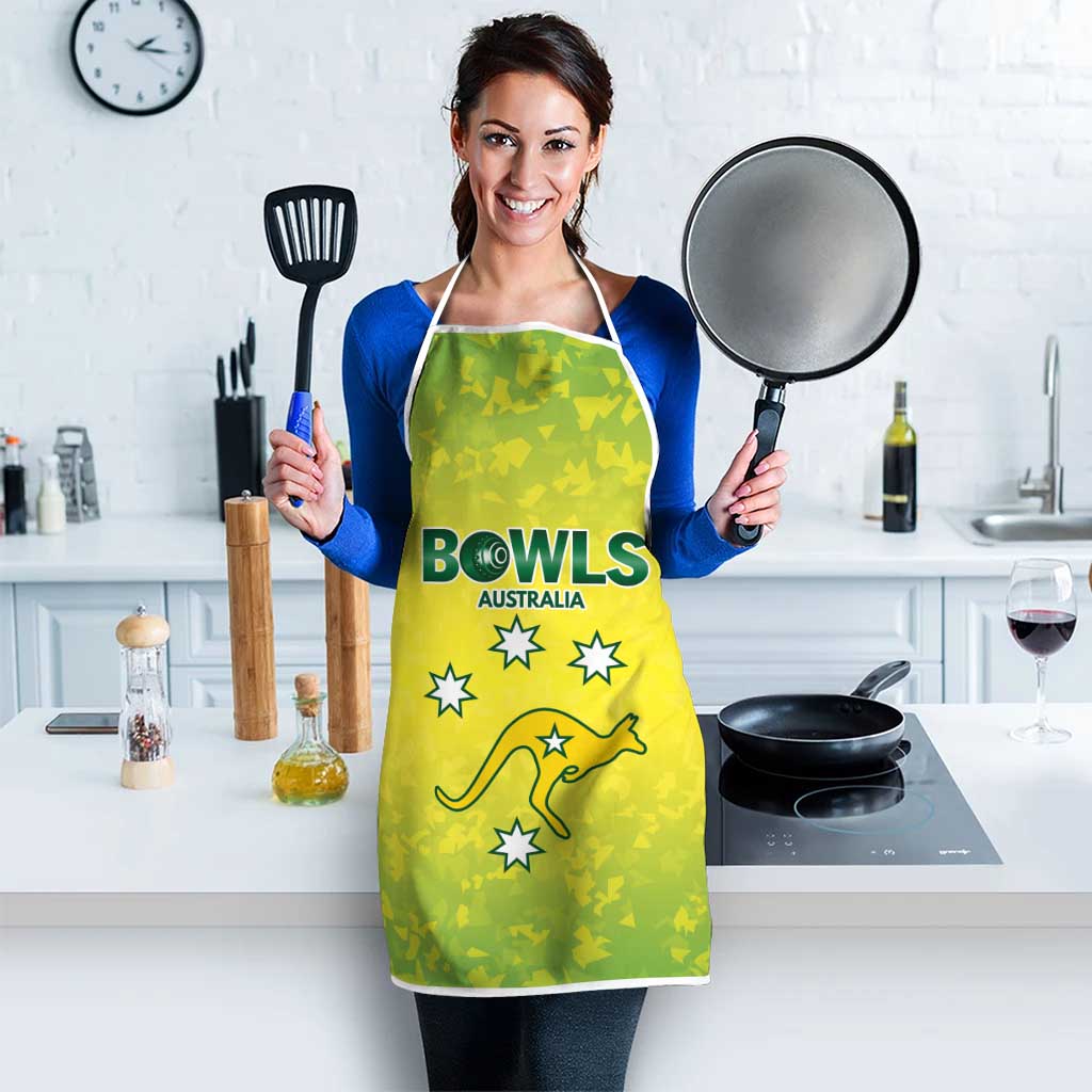 Australian Kangaroo Lawn Bowls Apron Aussie Minimalist Style - Aussie Hoodie