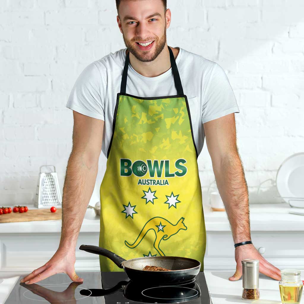 Australian Kangaroo Lawn Bowls Apron Aussie Minimalist Style - Aussie Hoodie