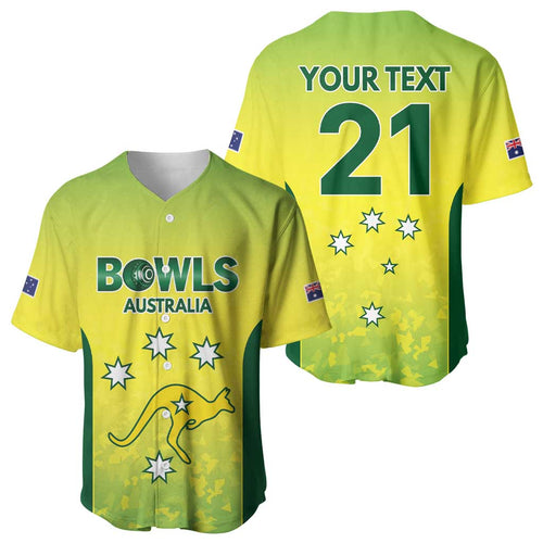 Australian Kangaroo Lawn Bowls Custom Baseball Jersey Aussie Minimalist Style - Aussie Hoodie