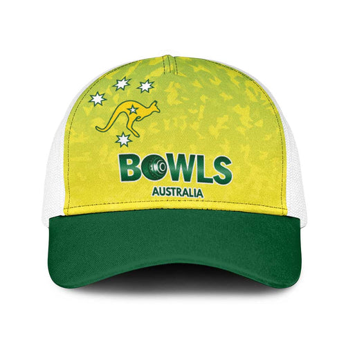 Australian Kangaroo Lawn Bowls Baseball Net Cap Aussie Minimalist Style - Aussie Hoodie