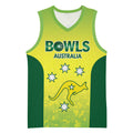 Australian Kangaroo Lawn Bowls Custom Basketball Jersey Aussie Minimalist Style - Aussie Hoodie