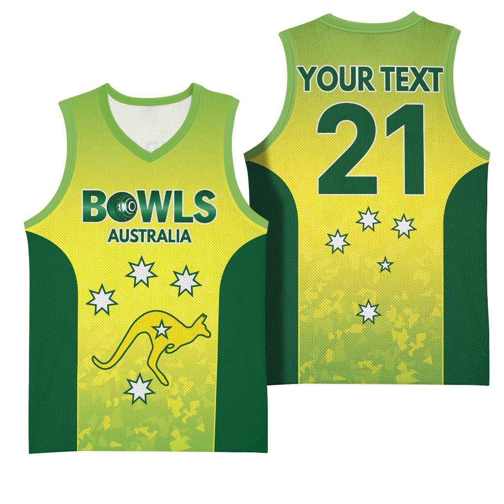 Australian Kangaroo Lawn Bowls Custom Basketball Jersey Aussie Minimalist Style - Aussie Hoodie