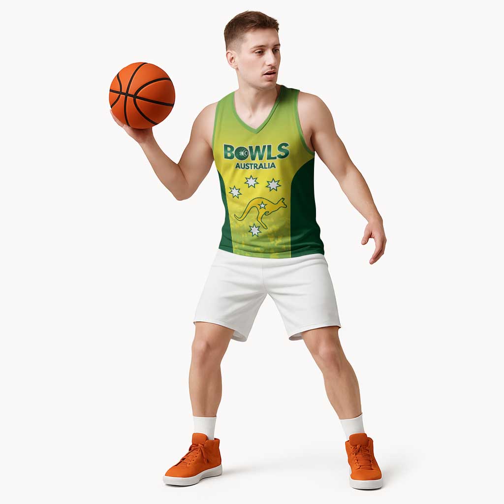 Australian Kangaroo Lawn Bowls Custom Basketball Jersey Aussie Minimalist Style - Aussie Hoodie