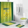 Australian Kangaroo Lawn Bowls Bathroom Set Aussie Minimalist Style - Aussie Hoodie