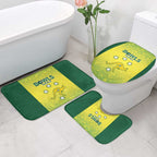 Australian Kangaroo Lawn Bowls Bathroom Set Aussie Minimalist Style - Aussie Hoodie