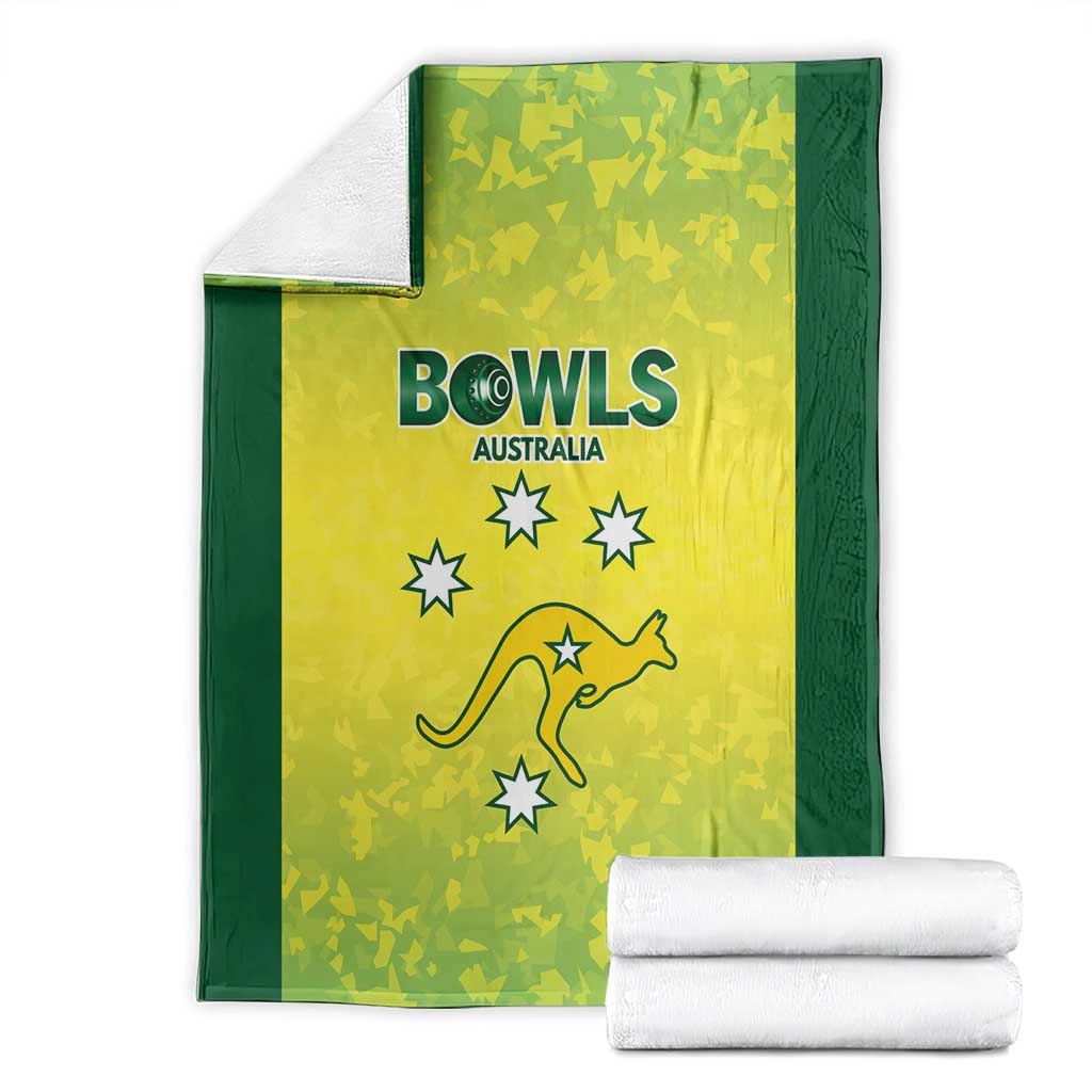 Australian Kangaroo Lawn Bowls Blanket Aussie Minimalist Style - Aussie Hoodie
