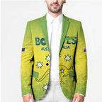 Australian Kangaroo Lawn Bowls Custom Blazer Aussie Minimalist Style - Aussie Hoodie
