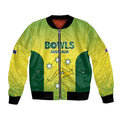 Australian Kangaroo Lawn Bowls Custom Bomber Jacket Aussie Minimalist Style - Aussie Hoodie
