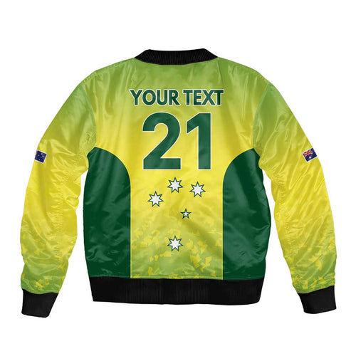 Australian Kangaroo Lawn Bowls Custom Bomber Jacket Aussie Minimalist Style - Aussie Hoodie