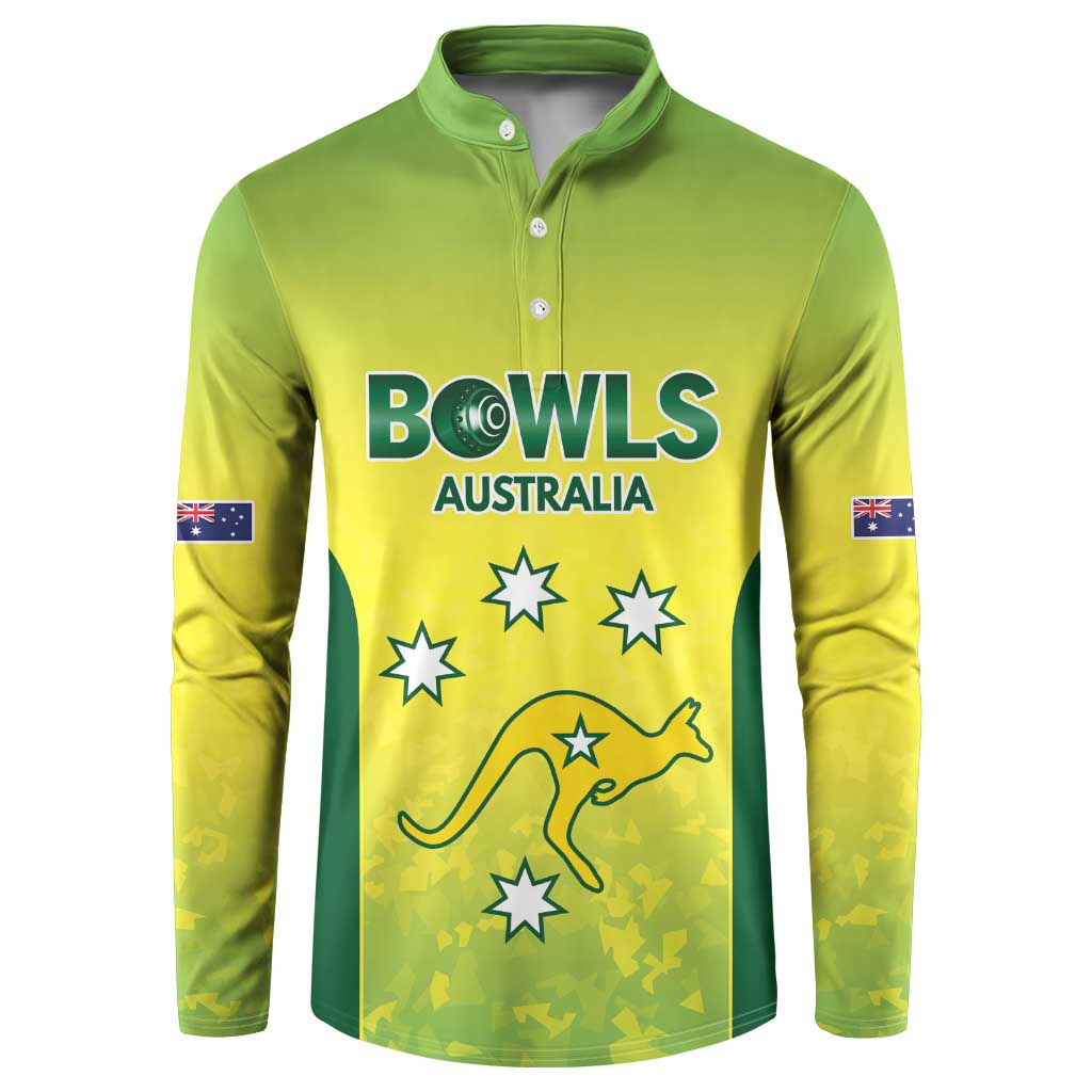 Australian Kangaroo Lawn Bowls Custom Button Sweatshirt Aussie Minimalist Style - Aussie Hoodie