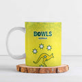 Australian Kangaroo Lawn Bowls Custom Ceramic Mug Aussie Minimalist Style - Aussie Hoodie